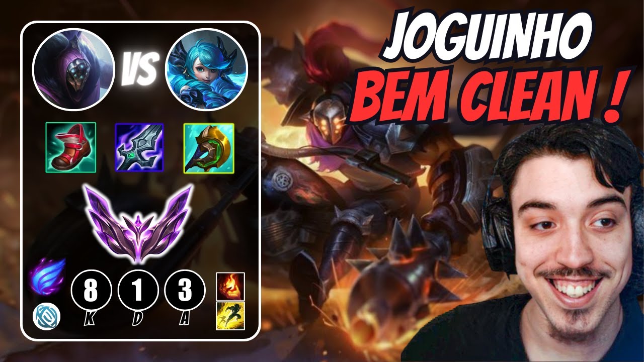 NICKLINK em um joguinho CLEAN vs Gwen ! Rework do JAX ! LoL BR VOD's.