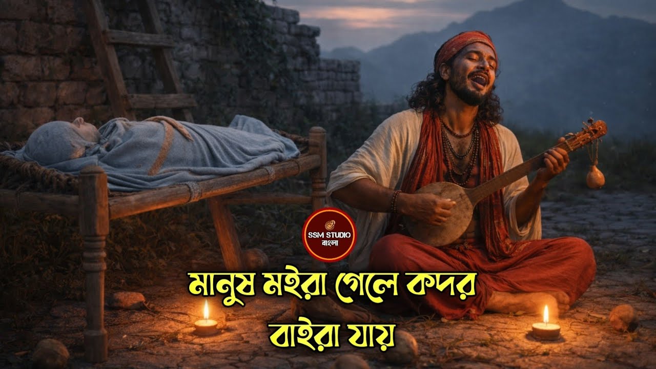 মানুষ মইরা গেলে কদর বাইরা যায় || Manush Moira Gele Kodor Baira Jay || SSM Studio Bangla
