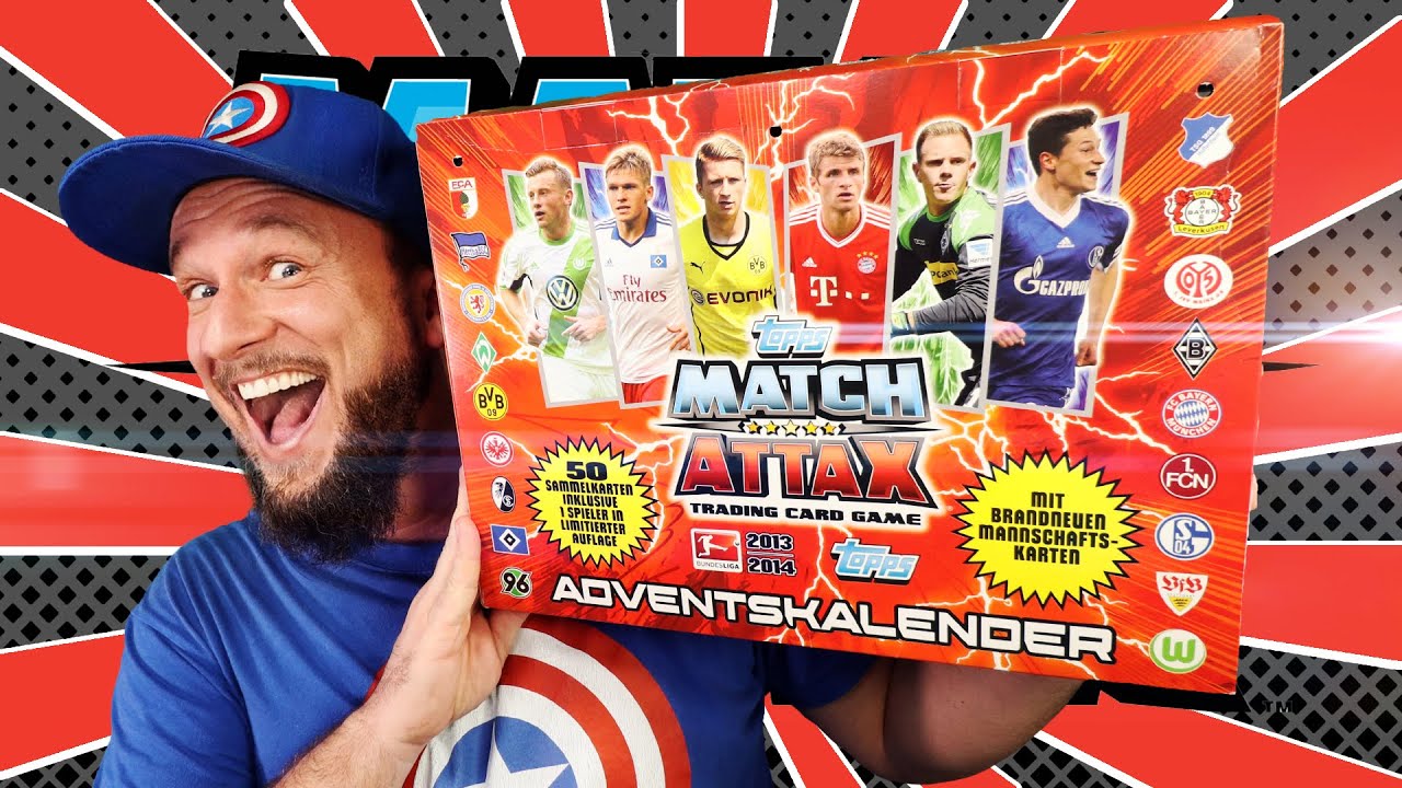 MATCH ATTAX ADVENTSKALENDER 2013/2014 | Unboxing | DEUTSCH