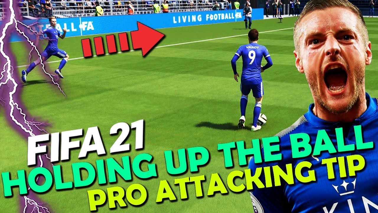 ONE of the BEST ATTACKING TRICKS in FIFA 21 | HOLD UP the BALL to OPEN UP SPACE | FIFA 21 Tutorial