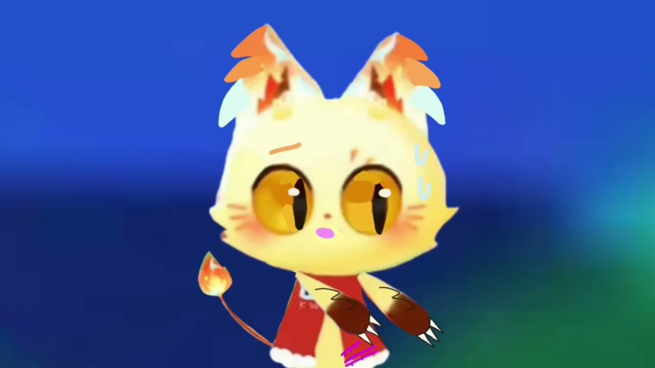 Fire kitty turn into werewolf Part 16