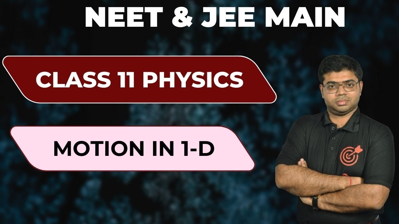 Motion in 1-D (Part-3) | Complete Concept + Numericals | JEE • NEET • CET Physics | Subbu Sir