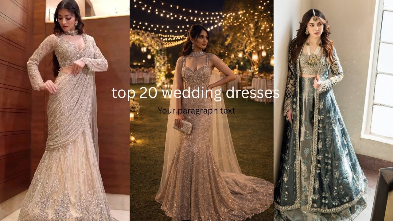 Top 20 beautiful wedding dress #foryou #youtubevideo