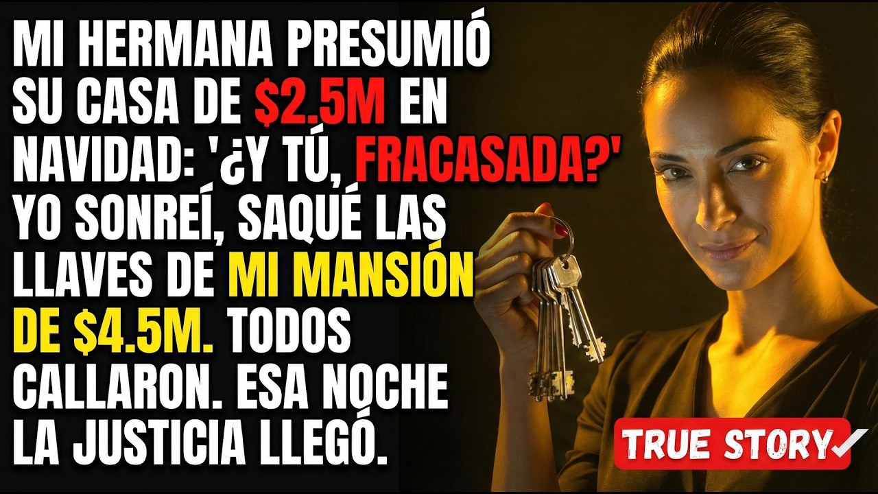 Mi hermana humilló a todos con su casa de $2.5M—No sabía que yo tenía una de $4.5M