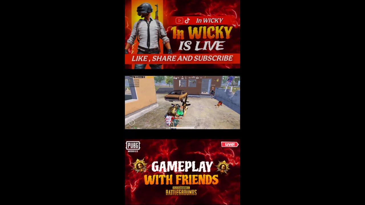 Pubgmobile live with funny friends