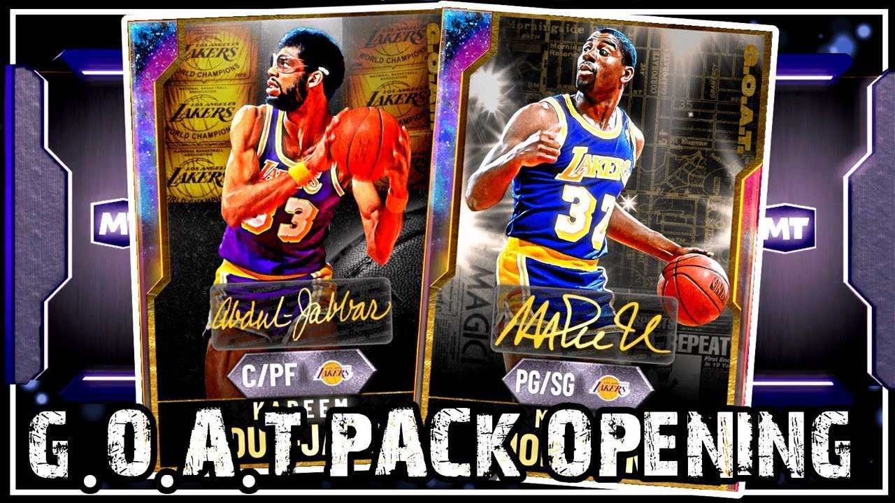 G.O.A.T GALAXY OPAL KAREEM AND MAGIC PACK OPENING! NBA 2k20 MyTEAM