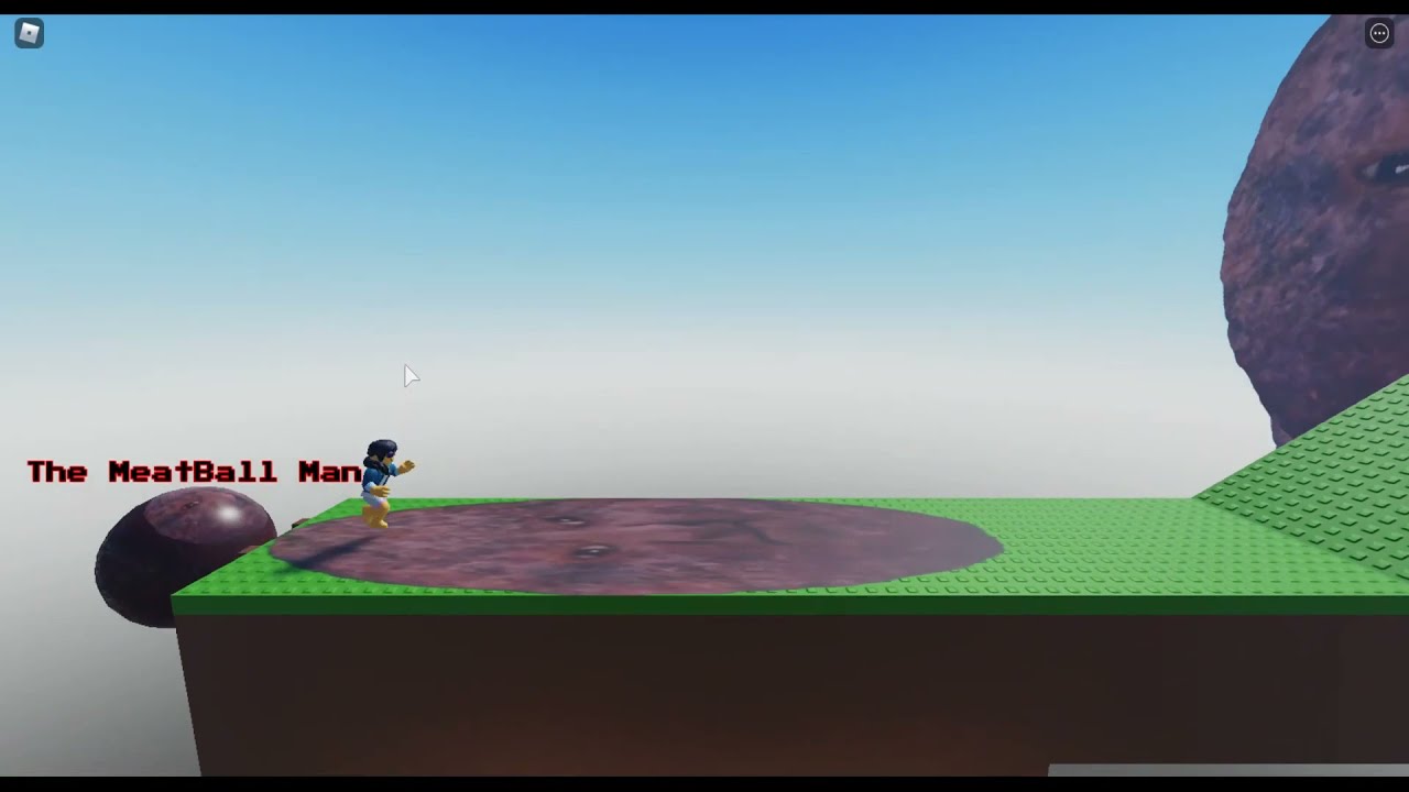 meatball man running roblox game