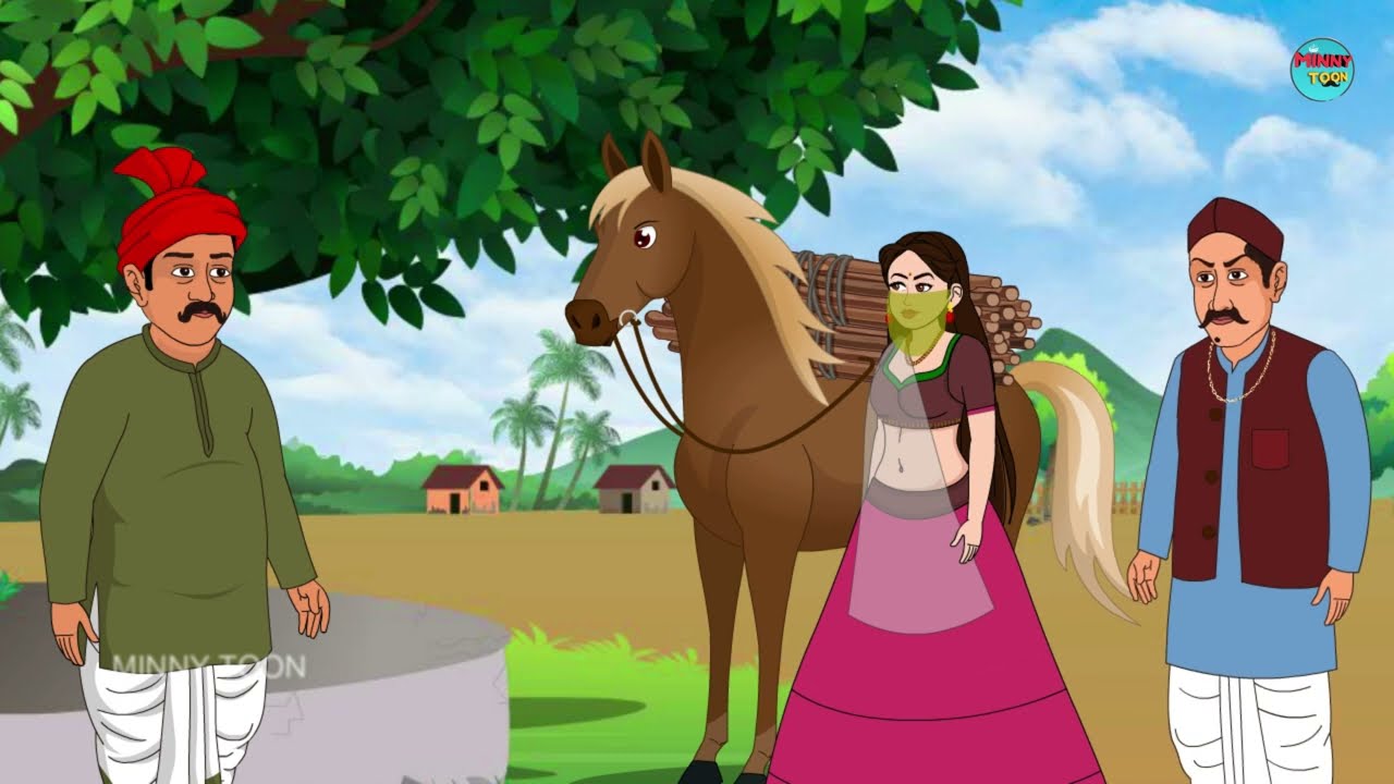 लालची साहूकार | Hindi moral story | cartoon video | Hindi kahaniya | moral story 