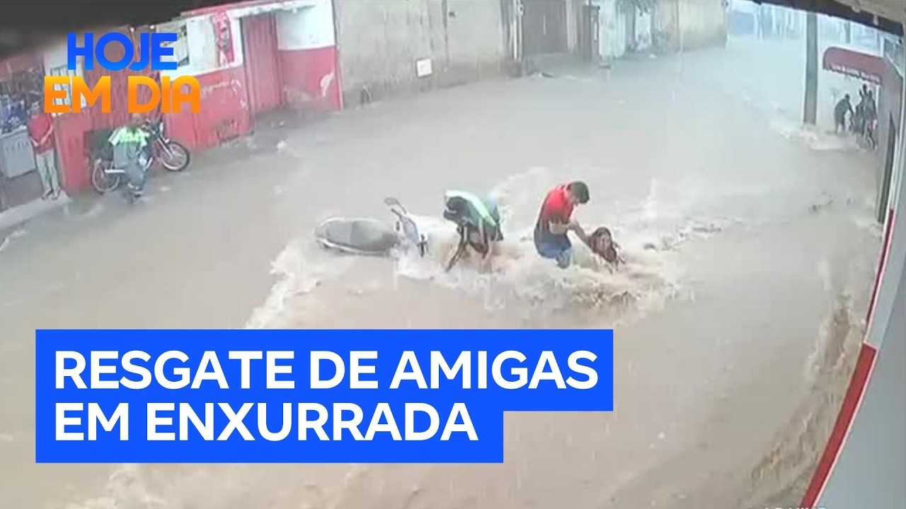 Comerciante conta detalhes do resgate de duas amigas de enxurrada em Montes Claros (MG)