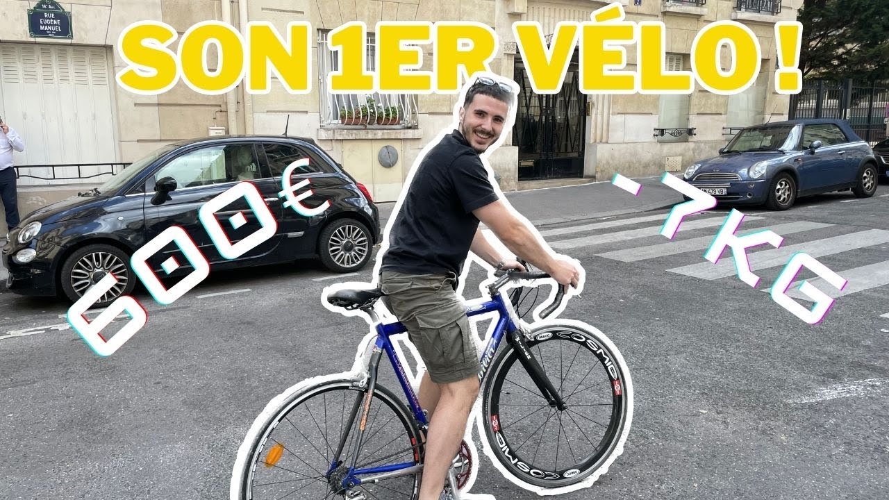 SON TOUT 1er V&Eacute;LO DE COURSE - JE LUI D&Eacute;NICHE LA PERLE RARE