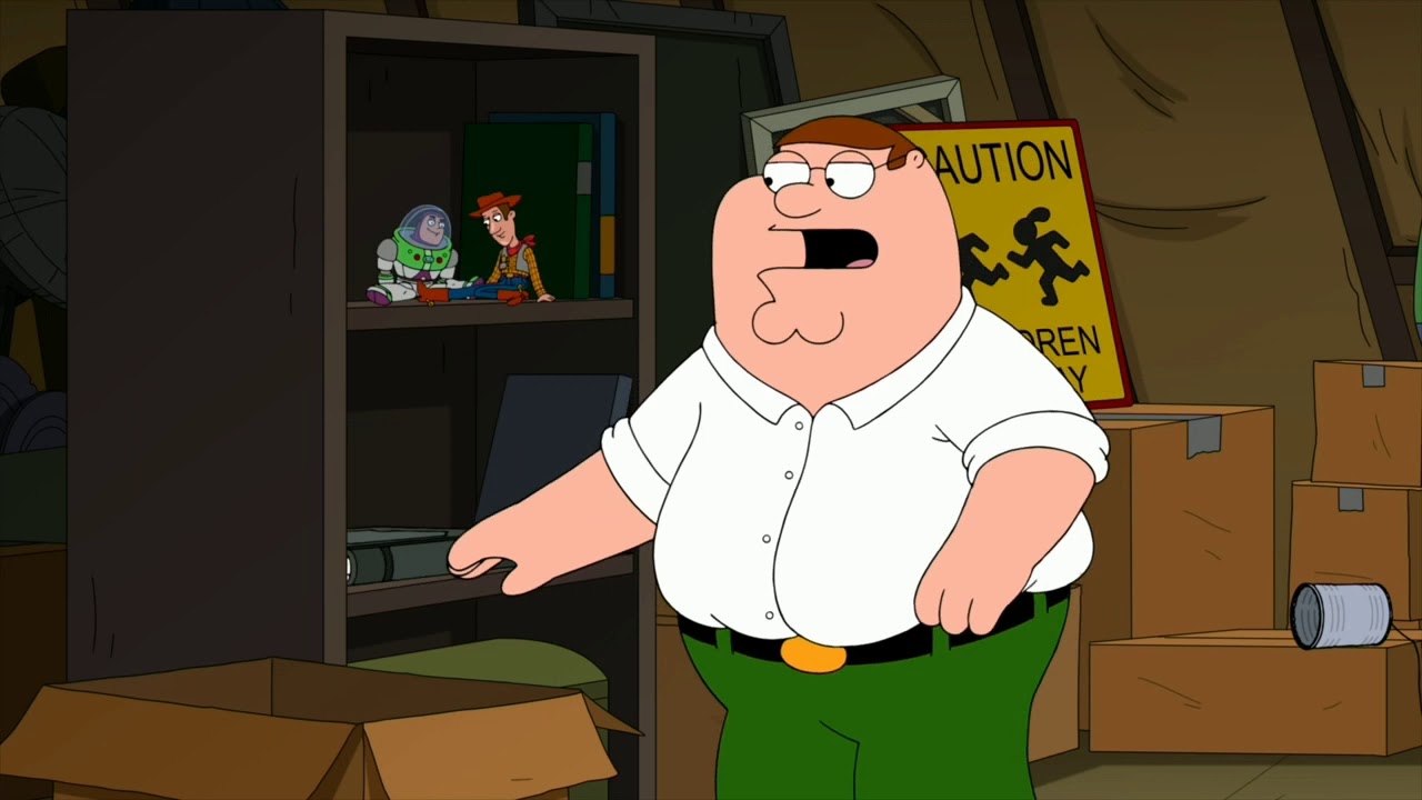 Family Guy Woody And Buzz Fly Away