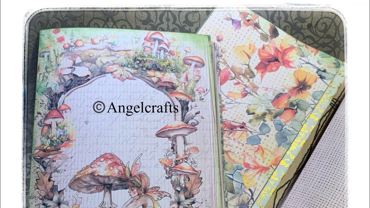 Starting “Whispers of the Woodland” journal as a #designteam member of @linedotarrow 🤗🙏😇