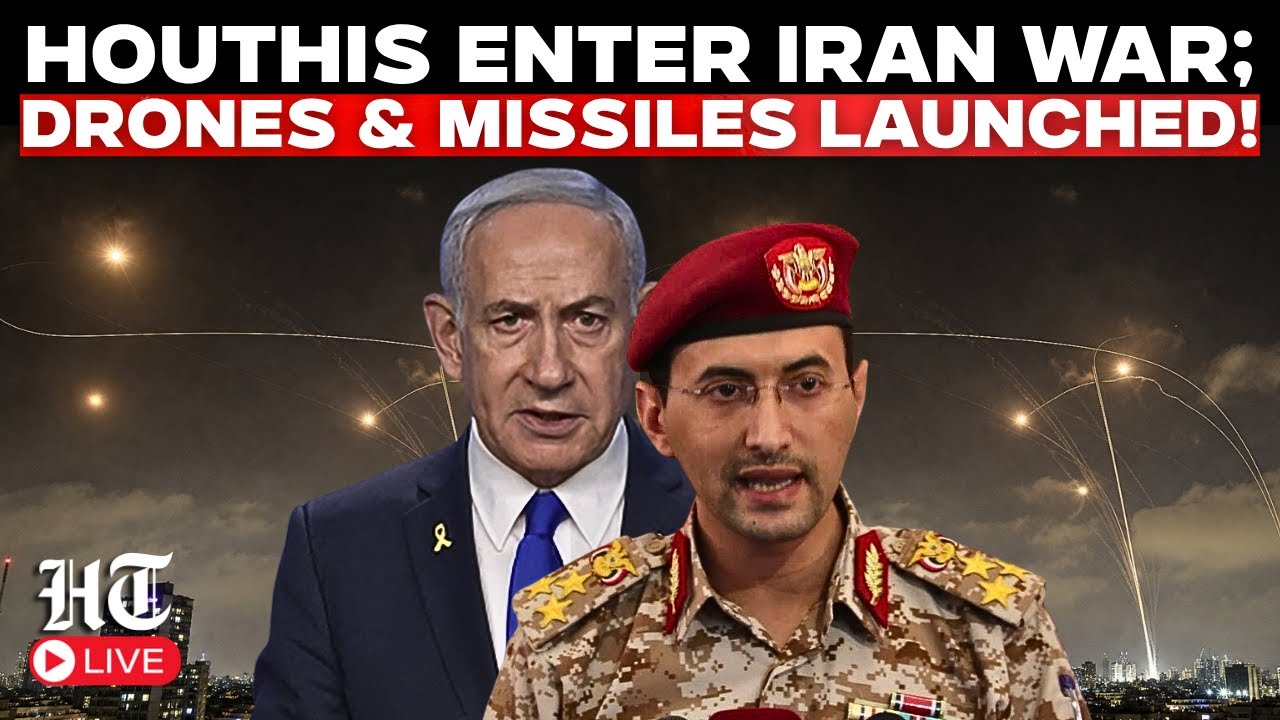 LIVE | Yemen Houthis Launch Drones And Missiles At Israel | Red Sea LIVE | Israel-Iran War LIVE
