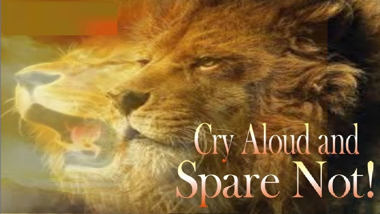 I'VE BEEN GIVING A PROPHETIC MESSAGE TO CRYOUT LOUD AND SPARE NOT CONCERNING THIS FAMILY