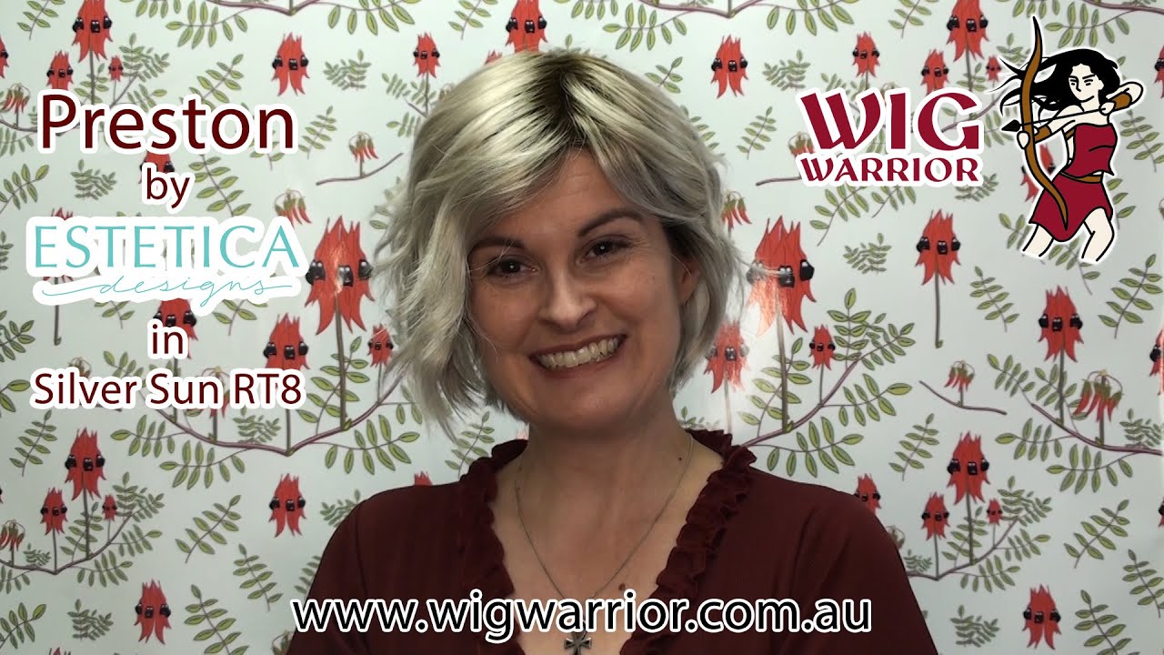 Wig Warrior Review - Preston by Estetica Designs in Silver Sun RT8