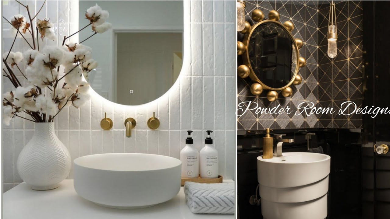 40+ Powder Room Design Ideas|#Powder_Room #Decorating Ideas|#washbasindesigns