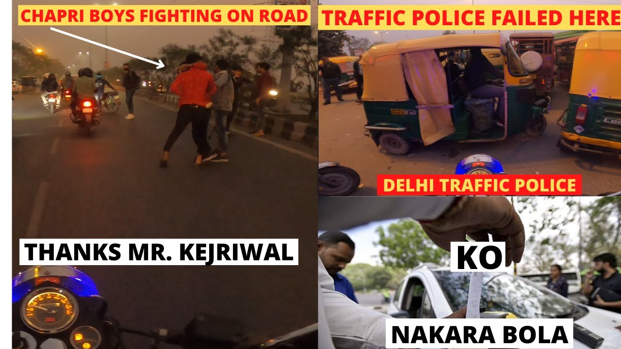 DELHI TRAFFIC POLICE KO BOLA NAKARA☹| CHAPRI BOY FIGHTING ON ROAD AFTER DRINK ALCOHOL🤬| THANKS CM JI