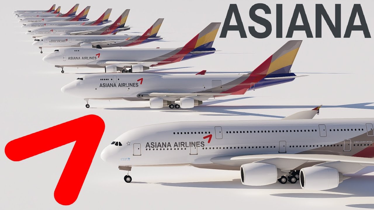 Overview of Asiana Airlines Aircraft Fleet (March 2025)
