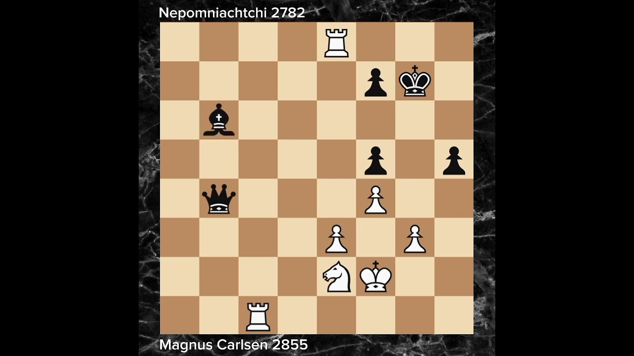 World Championship Match Dubai 2021♟️M.Carlsen vs. I.Nepomniachtchi, Round 6