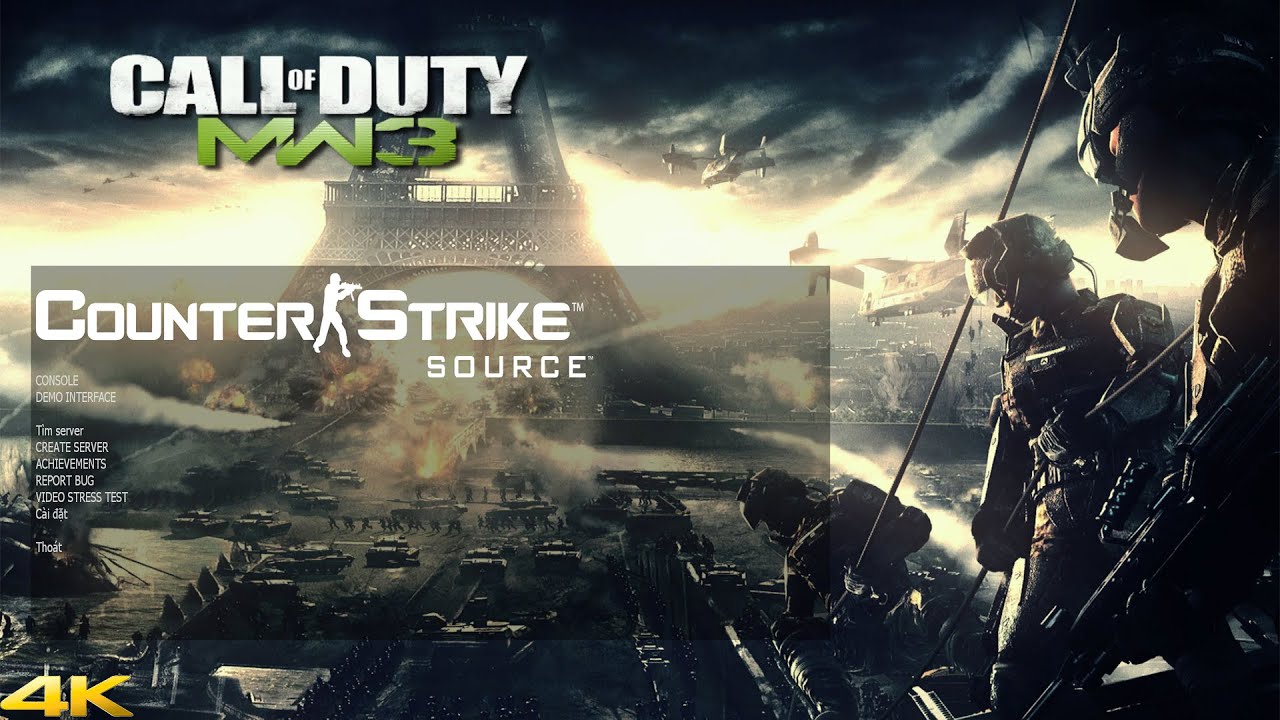 Counter-Strike: Source Mod Call of Duty - Modern Warfare 3 PC Gameplay (4K 21:9 No Commentary)