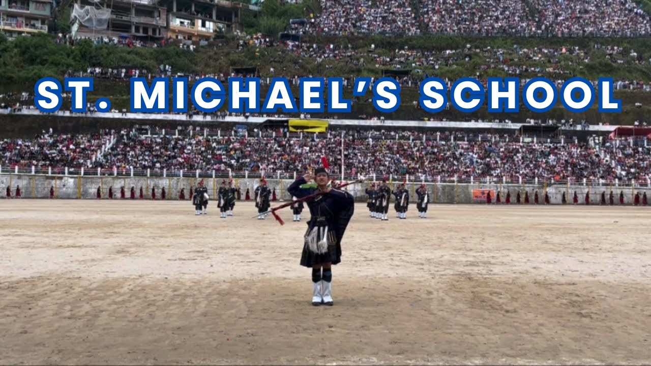 Band display by St. Michael’s school || Gorkha stadium