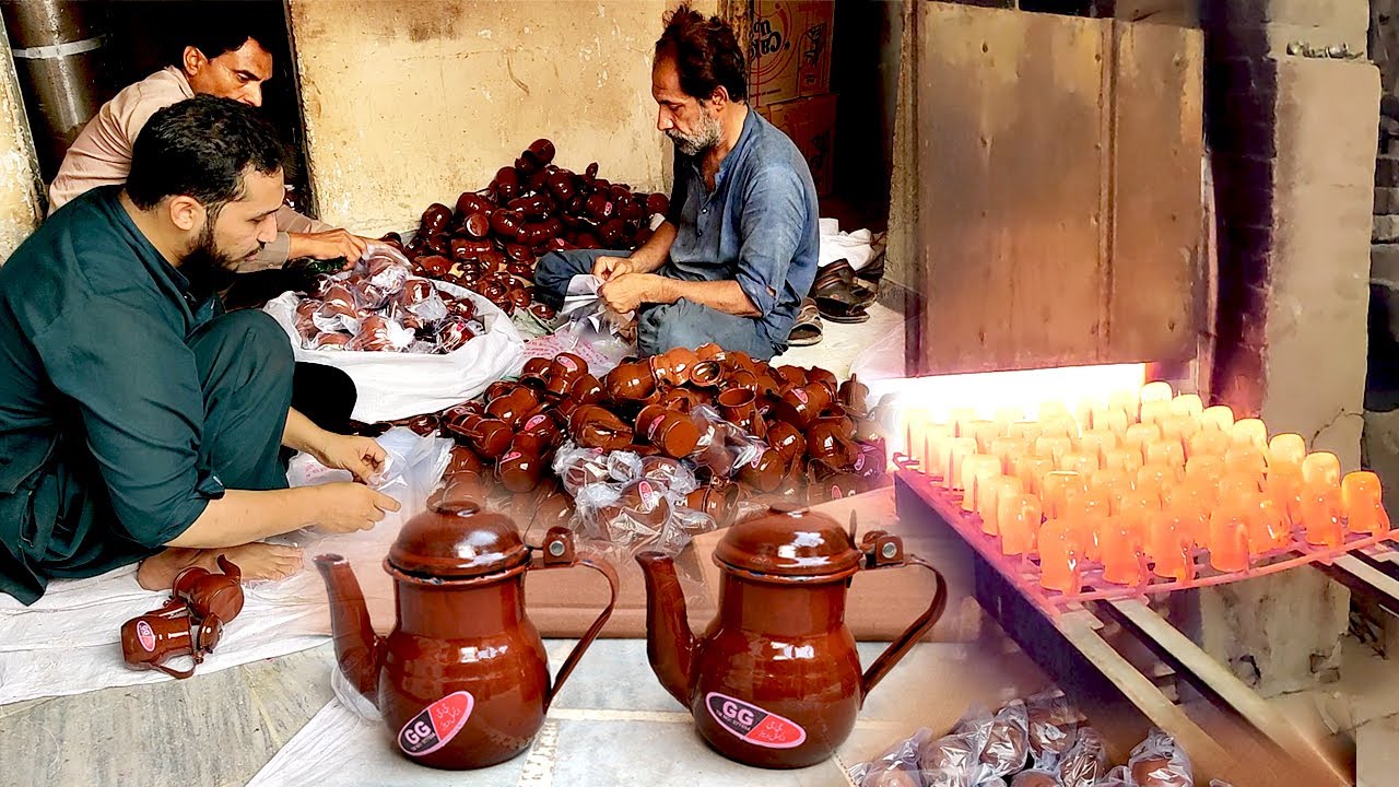 How to Making   Beautiful Teapot  Green Tea Kettle     Manufacturing Factory Process Skill Worker