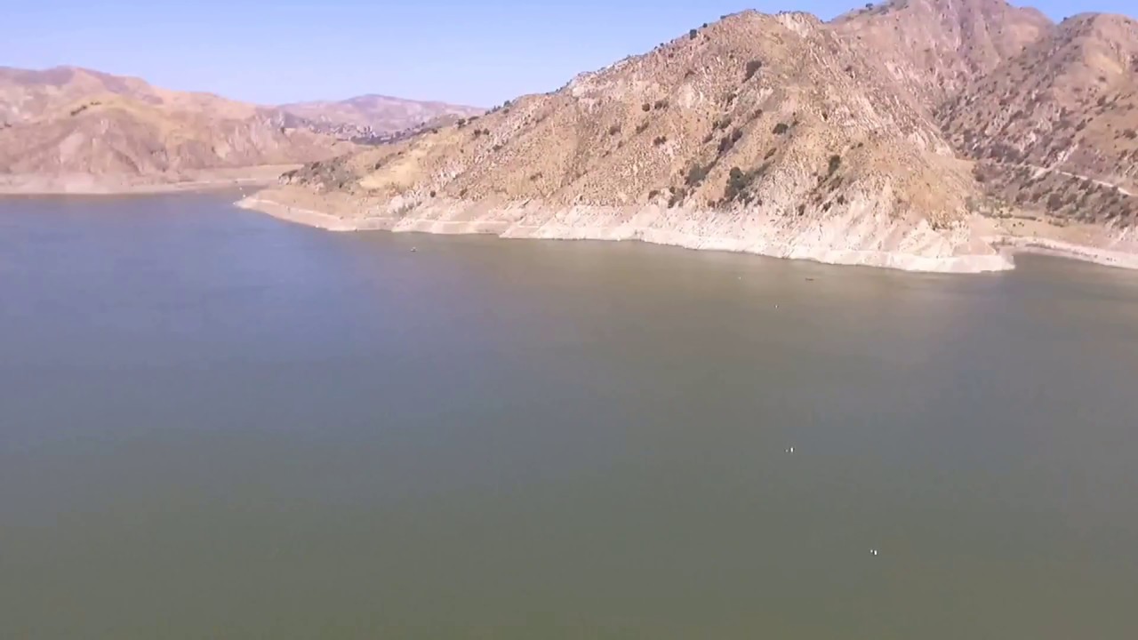 Visiting Lake Piru in Piru, California