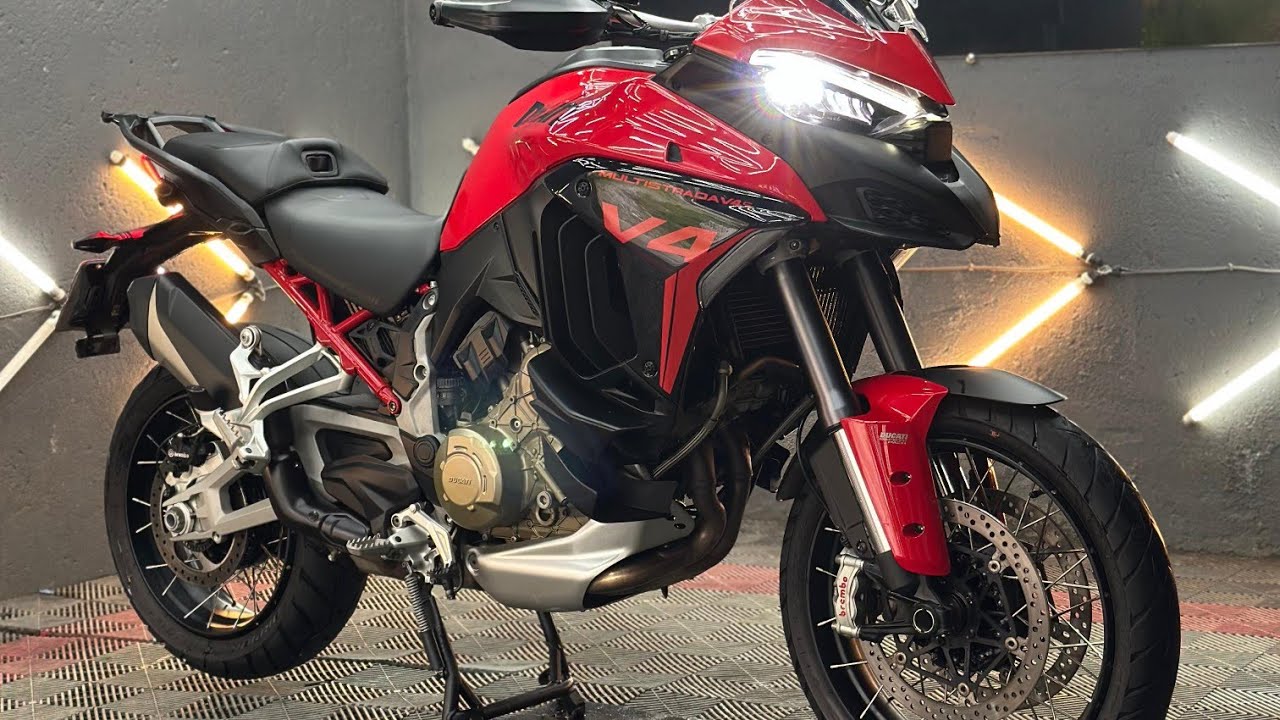 A Ducati Multistrada V4S Mais Linda do BR, Melhor que BMW R1250 e Triumph Tiger 1200? Consumo