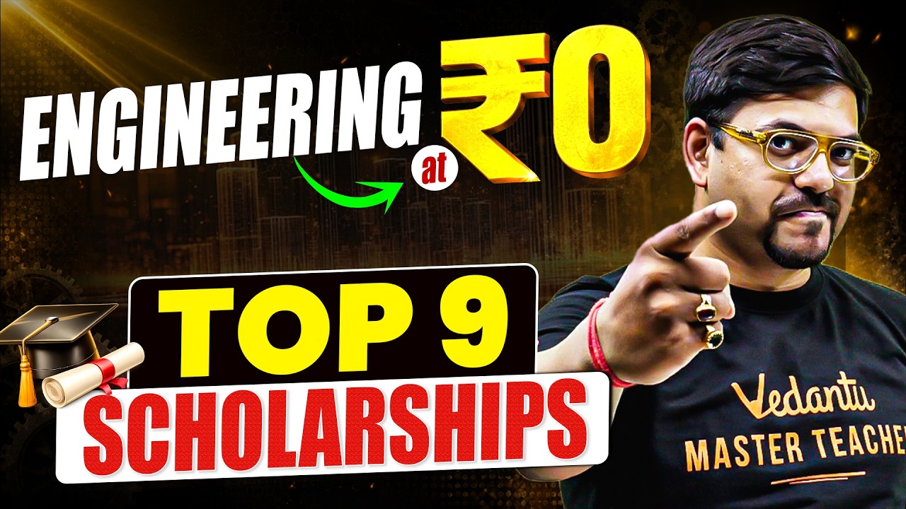 BTech Scholarships 2026 🔥 How to Study Engineering at ₹0 Fees? | Harsh sir