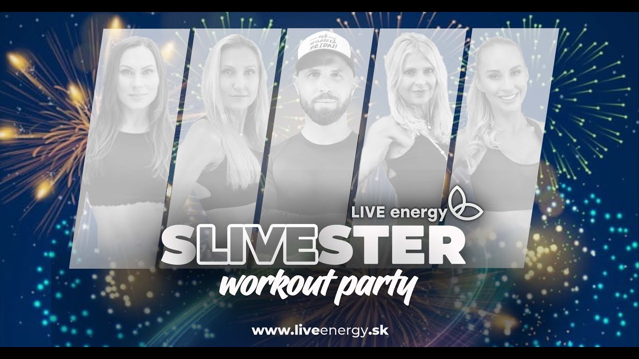 Silvester workout party I LIVE ENERGY I online tréning na doma