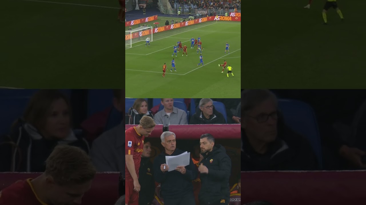 Mourinho has hilarious reaction to Wijnaldum's goal 😂 #shorts