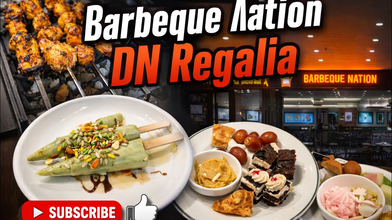 Barbeque Nation DN Regalia Bhubaneswar full buffet Live grill, tasty starters & crazy sweet dishes!