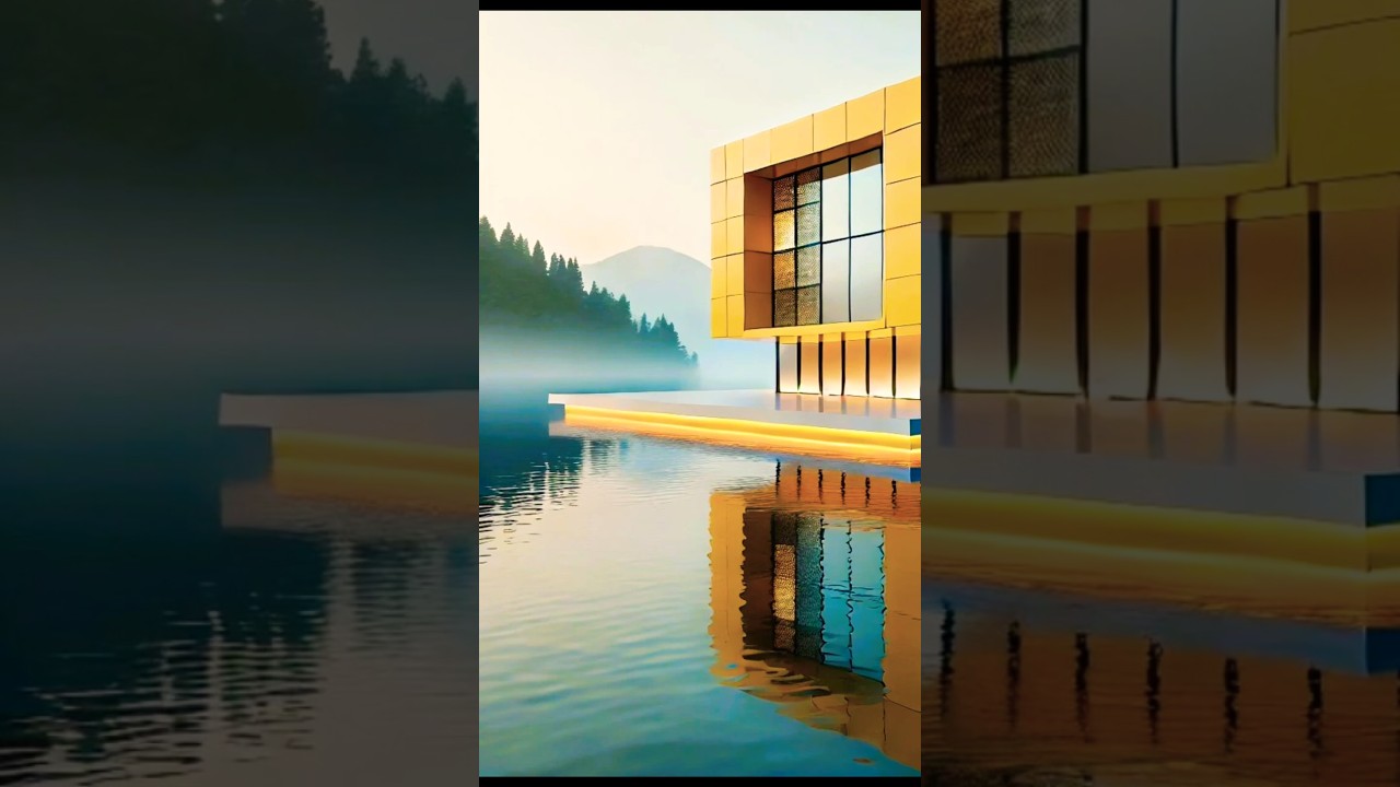 🏡✨ A Vision of Sustainability: The Floating House in Switzerland 🌿💧