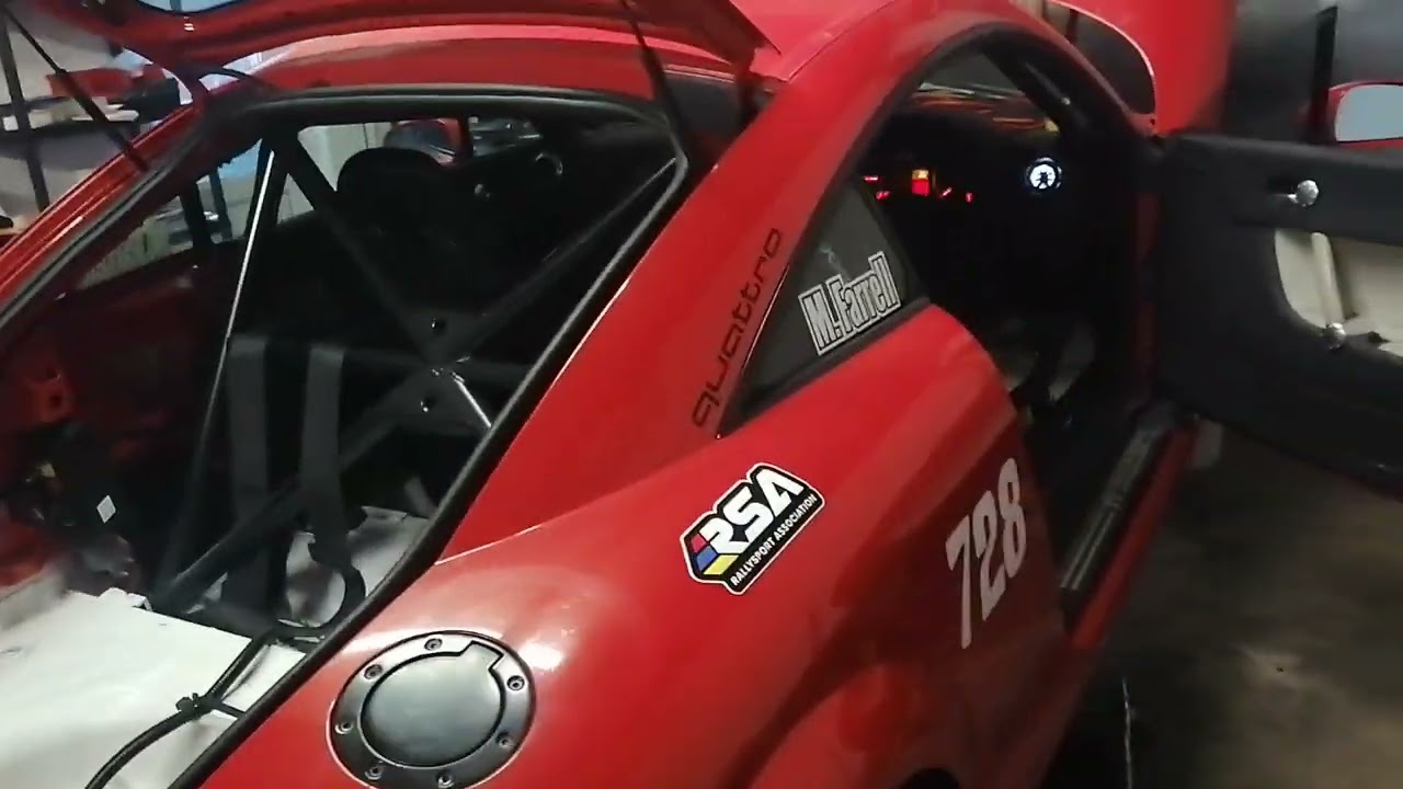 audi tt 225 rally car .