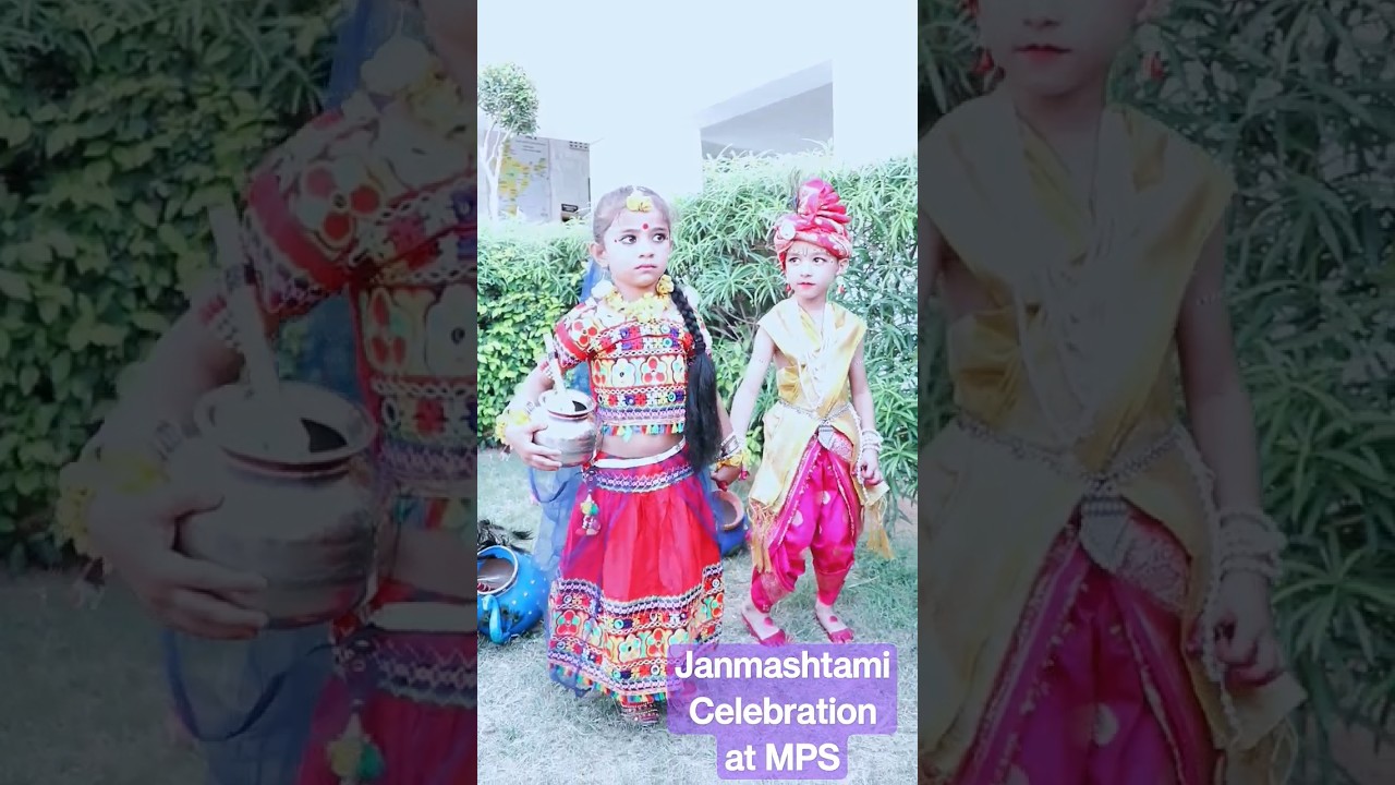 Janmashtami Celebration at MPS #Mandore #Mandore Public Sr. Sec. School #School Activity