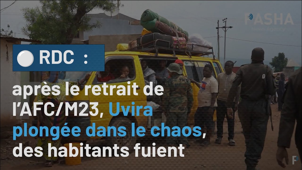 RDC : après le retrait de l’AFC/M23, Uvira plongée dans le chaos, des habitants fuient