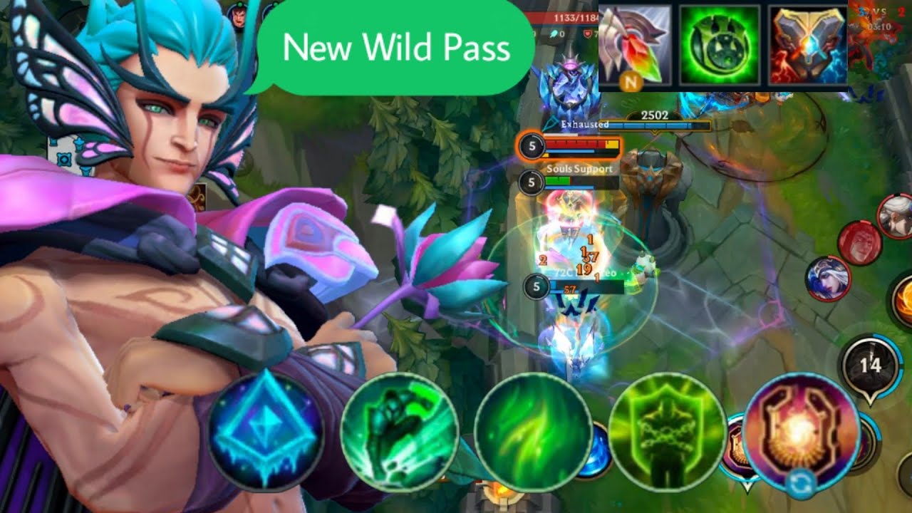 Beautiful New Wild Pass Rakan / Rakan Gameplay S14