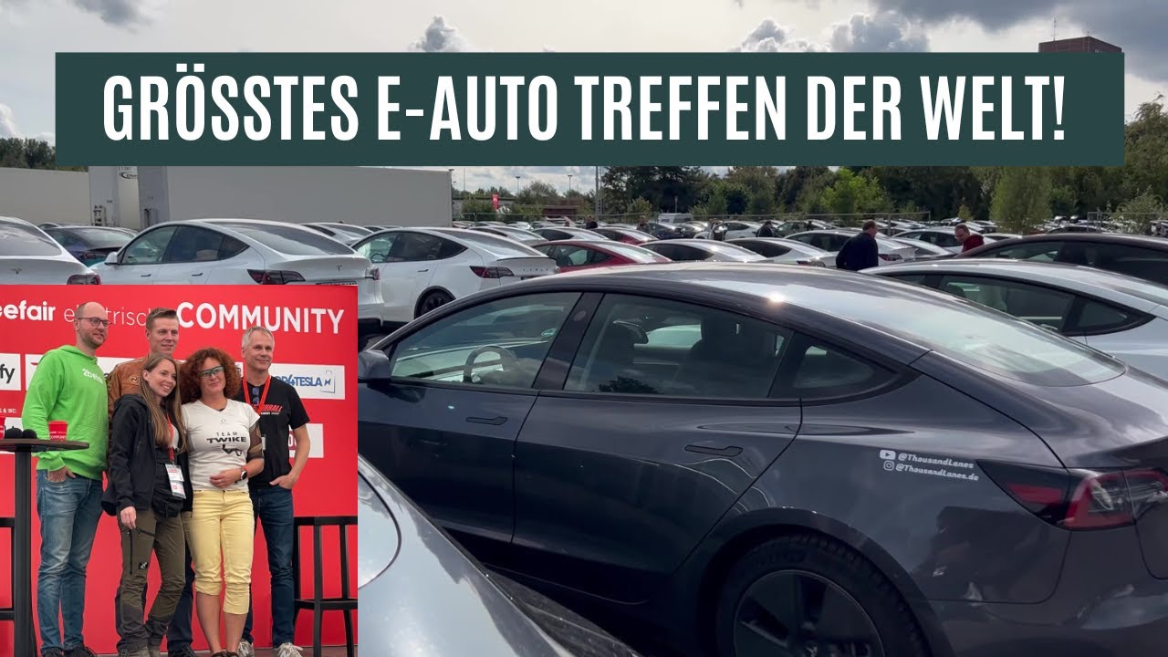 Das größte E-Auto Treffen der Welt ! Die elektrische Community in Hamm 2023