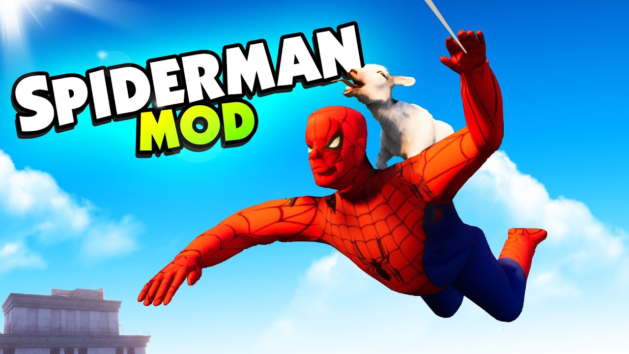 CRAZY Goat Becomes SPIDERMAN! - Goat Simulator 3