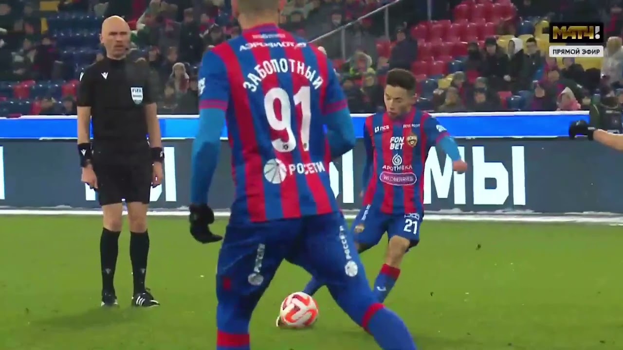 ABBOSBEK FAYZULLAEV GOOOOL CSKA 1:1 DINAMO