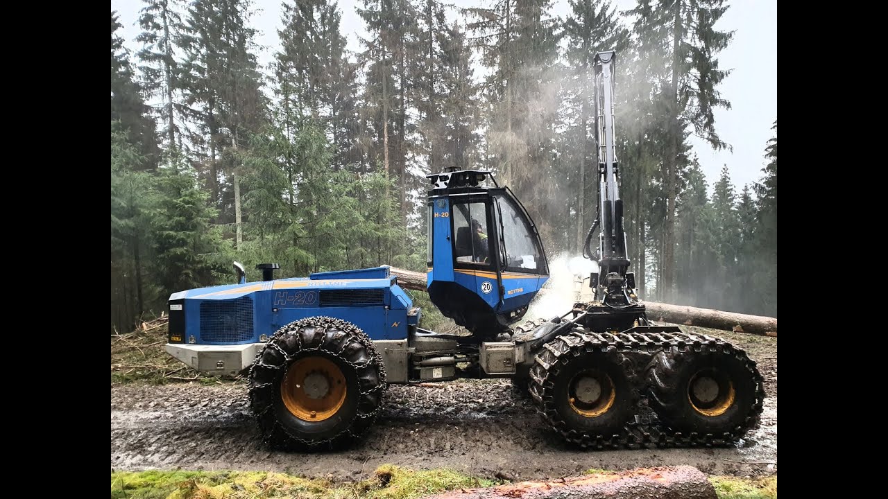 *Sound pure* • Rottne H20 •  Forstbetrieb Holz-Winter • Part-2 • Harvester