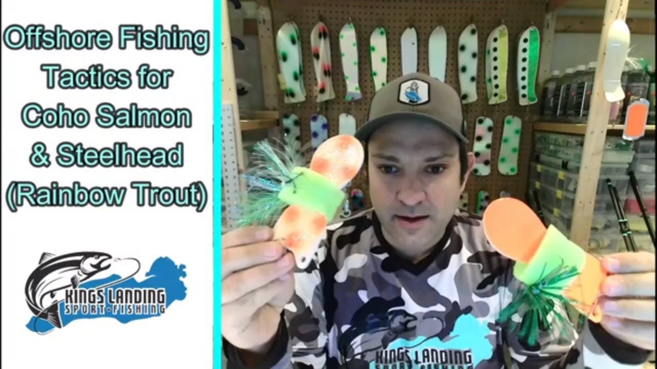 Trolling Tactics Fishing Offshore for #Coho #Salmon & #Steelhead (Rainbow #Trout) on the Great Lakes