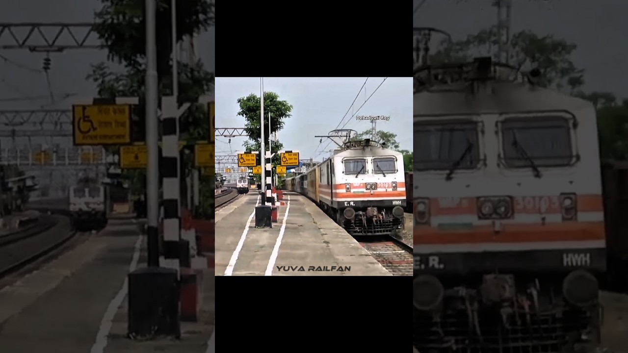 Two Kings Parallel Race 💀 WAP-5 vs WAP-7 | Indian Railways