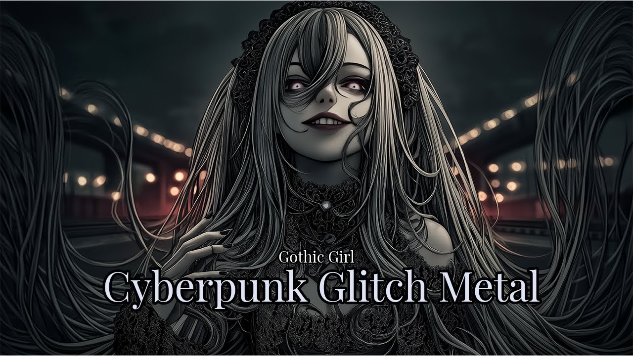 Dark Gothic Girl – Cyberpunk Glitch Metal for Deep Focus | Dark Atmosphere