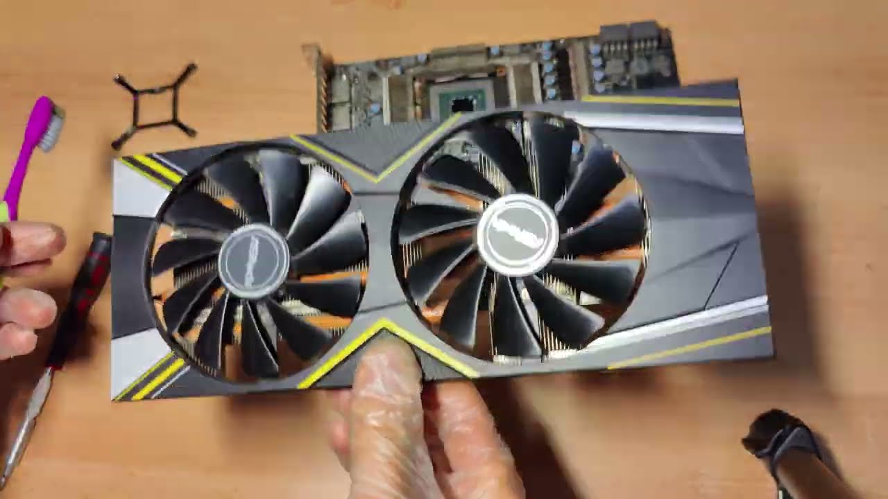 How to change thermalpast ASRock Challenger RX5700xt  2024
