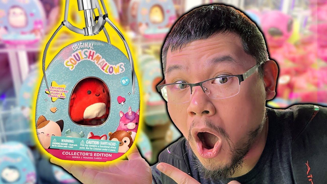 Are These Even WINNABLE? 🦀 Squishmallow Hunting in the Claw Machine!