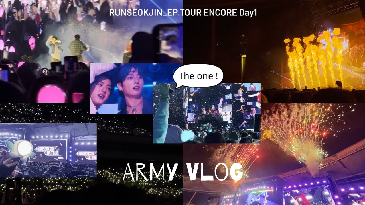 RSJ_EP.TOUR ENCORE D1 VLOG | 런석진 앙콘 D1 브이로그 | 아미 브이로그 | Let me fly away ~ 행복했던 하루의 기록 🪽✿🎵