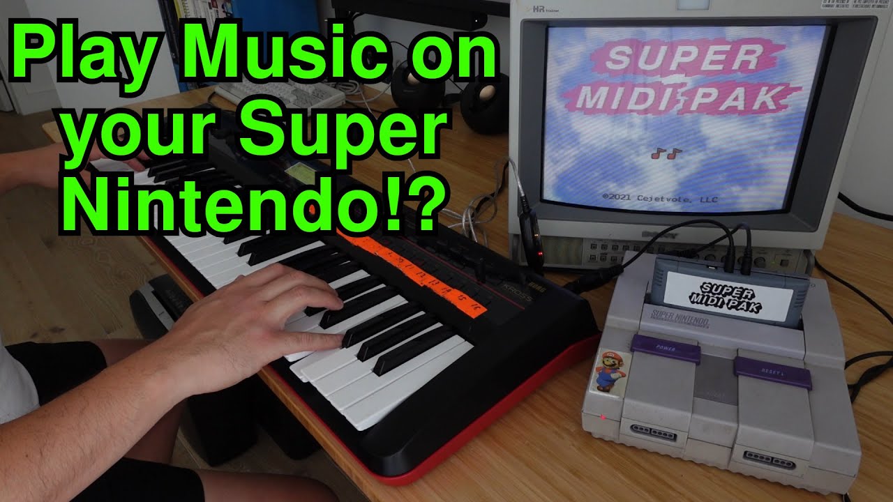 Super MIDI Pak turns your SNES into a MIDI synthesizer!