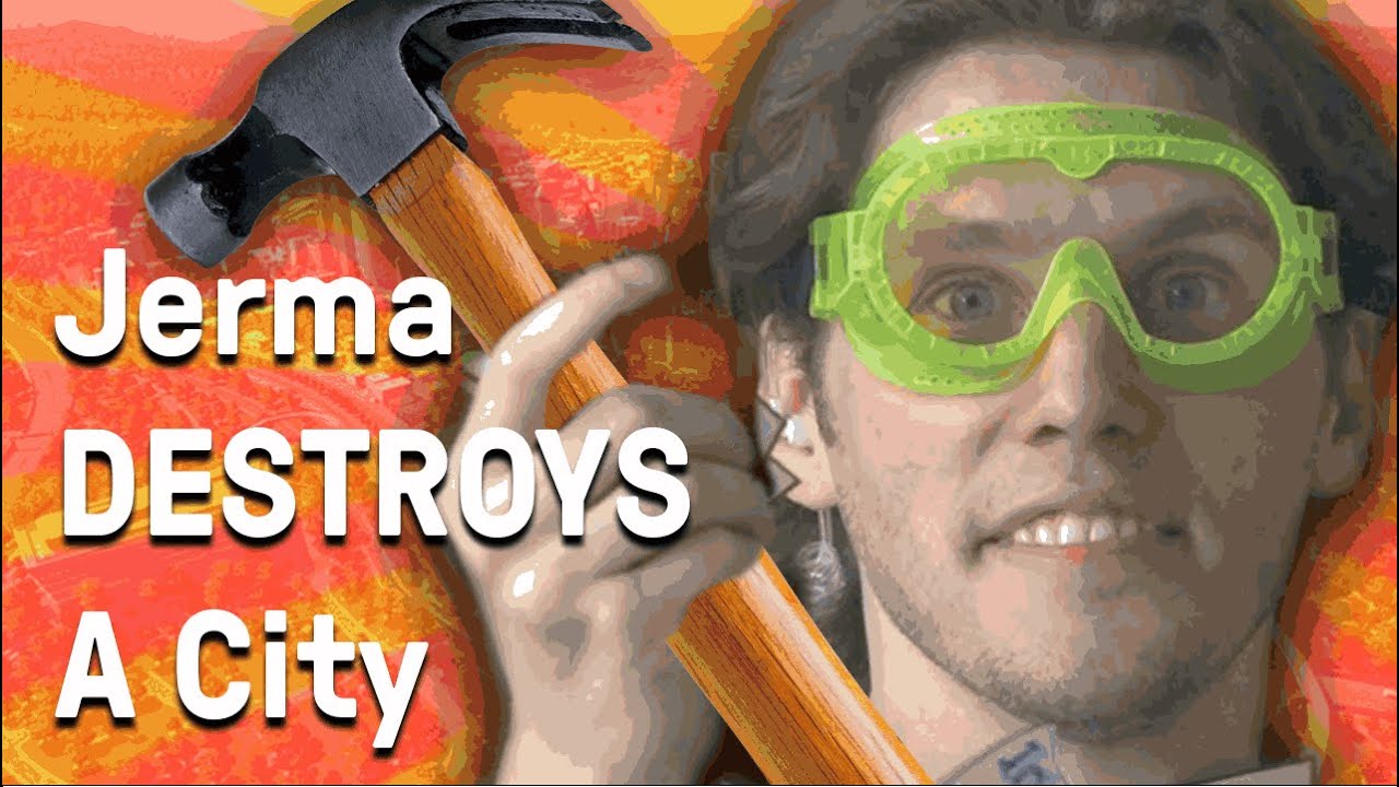 Jerma DESTROYS a City - Jerma Cities Skylines Highlights