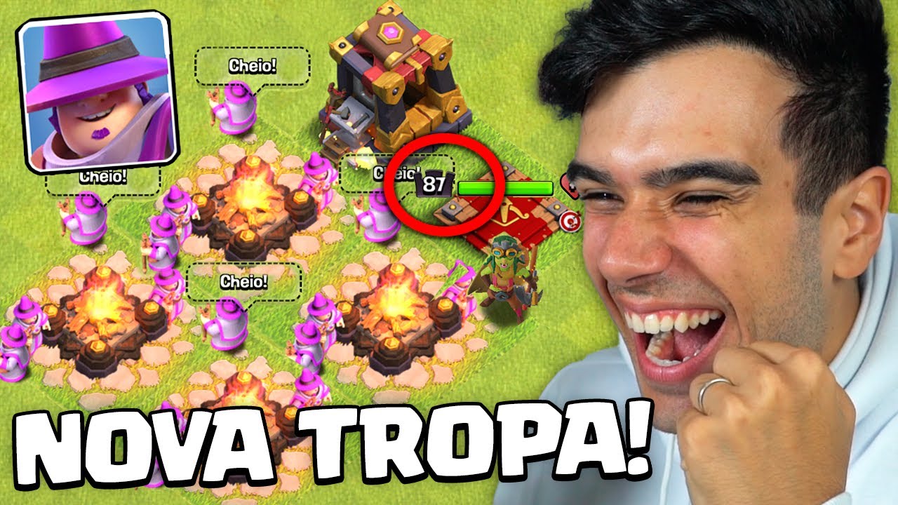 LIBEREI O GUARDIÃO APRENDIZ E RAINHA NÍVEL 87 NO CLASH OF CLANS